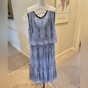Shoshanna Blue Silk Dress